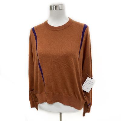 China Professional Manufacturer Wholesale Casual Women's Wool Sweater Winter Crewneck Anti-wrinkle Knit Sweater for sale