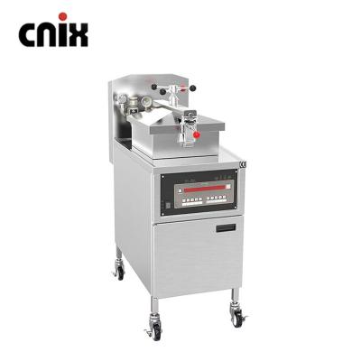 China Electric Digital Panel Chicken Pressure Fryer With Auto Oil Filter System for sale