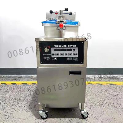 China Berechnen Sie die Gasheizung 4HD Brust-Frittiermaschine Hühnchen-Druck-Frittier zu verkaufen