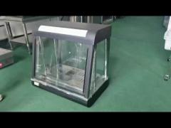 GX-2-2 Small Electric Glass Door Commercial Food Warmer Holding Cabinet