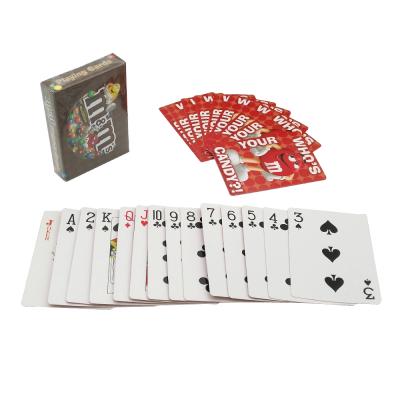 China Custom Logo Printing Paper Paper Game Playing Poker Cards for sale