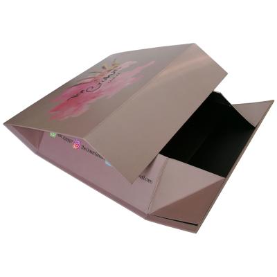 China Handmade Handmade Foldable Hard Paper Gift Box for Baby Shower Packaging for sale