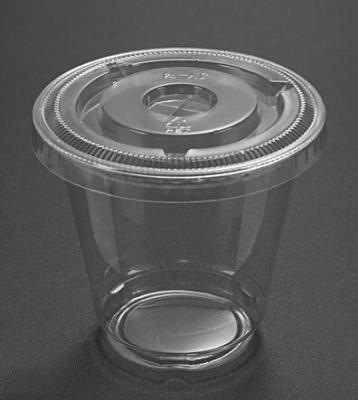 China Food 5oz 150ml PP Transparent PET Disposable Plastic Cup Lid Coffee Milk Tea Beverage Clear Cold Drinking Plastic Cups for sale