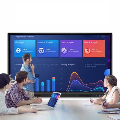 China Meeting 65 Inch China Factory Digital Whiteboard Android Wifi Interactive Smart Board For School Or Office Whiteboard for sale