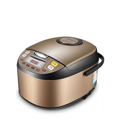 China Large Capacity 5l 900w Luxury Custom New Custom Rice Cooker One Key Start Electric Multifunction Rice Cooker With Steaming Basket for sale