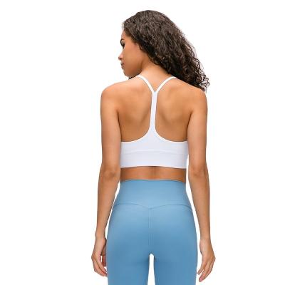 China Joyrun Women Fitness Racerback Sports Bra Adjustable High Impact Padded Gym Yoga Bra Custom for sale