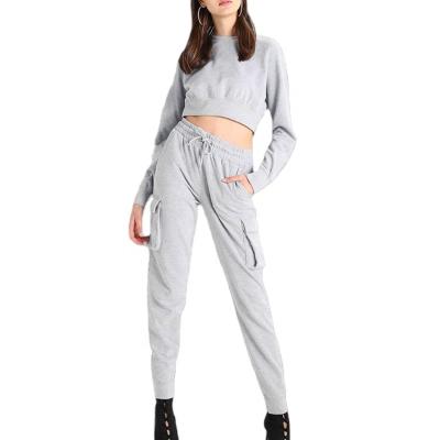 China New Fashion Slim Fit Jogging Women's Overalls Two Piece Set Pants Anti-Static Sweatpants for sale