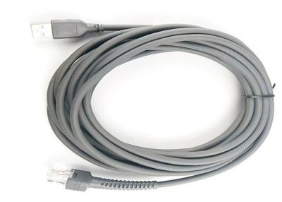 China Ohmio máximos de resistencia del contactor del color RJ4810P10C del símbolo del cable gris del escáner 1 en venta