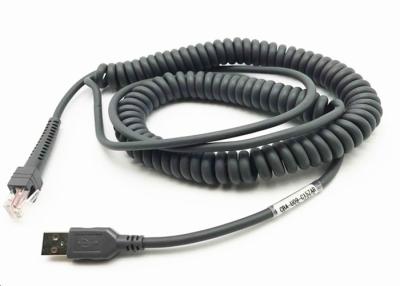 China Alta velocidade espiral enrolado do cabo 5M de USB do varredor do código de barras do símbolo de CBA U09 C15ZAR à venda