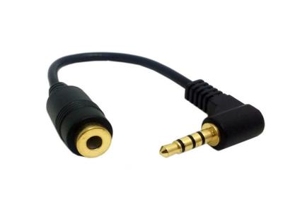 Chine Le câble audio stéréo de conception de casque/câble audio de Jack 1,5 M adaptent la longueur aux besoins du client à vendre