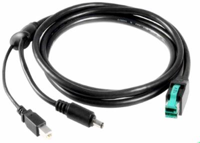 Chine Un cable imprimante plus ordonné d'USB d'aspect a actionné le mâle d'USB 12V USB B et la prise de C.C 5521 à vendre