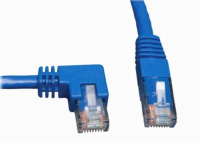 China Ethernet Lan-Verbindungskabel-Netz-Daten-Kabel/rechtwinklige Blau-Farbe des Kabel-Cat6 zu verkaufen