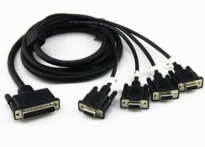 China Serien-Kabel des Schwarz-RS 232 mit hoher Dichte/Cisco-Router-Kabel für Computer zu verkaufen