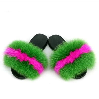 China High Quality Lightweight Sale At A Low Price Platform Home Faux Fur Wholesale Slippers for sale