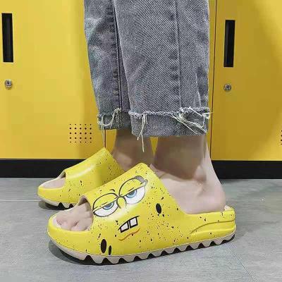 China Lightweight Promotional Products Comfortable Soft Bottom Beach Men And Women Yeezy Slippers for sale