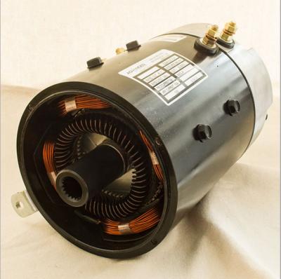 China Brush DC Electric Motor 48V 3.8KW Waterproof Wholesale DC Motor ZQS48-3.8-T for sale