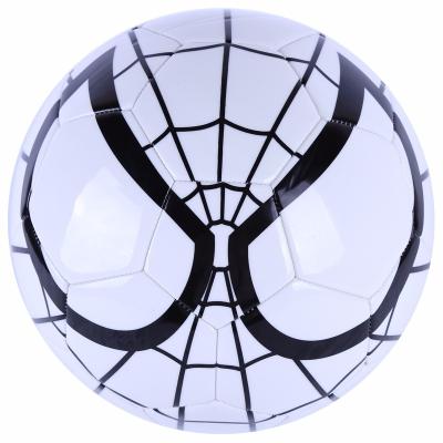 China 2022 Custom Kids Spiderman Design PVC Machine Soccer Ball Sewing Football With Cheap Price for sale