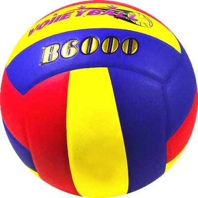 China Soft Touch Size 5 Official PVC Volleyball For Club Training Or Resale Bonded Laminated Volleyball for sale