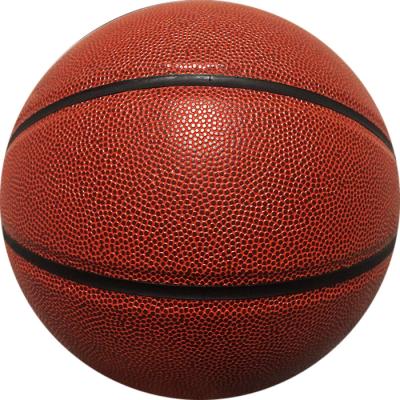 China Custom Official Leather Basketball Laminated Basketball Ball Size 7 Compound Basketball Ball for sale