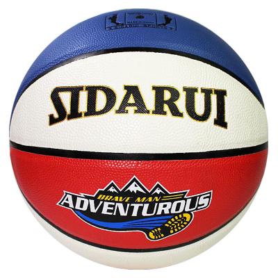 China High Quality Leather Outdoor Sports Ball Official Size Customized Logo Basketball Size 5 Indoor/Outdoor Basketball Ball PU Training for sale