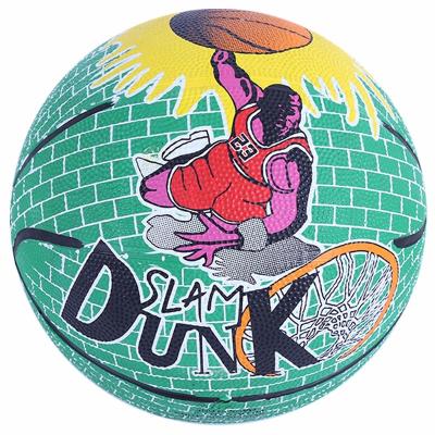 China New Outdoor And Indoor Design Customize Your Own Photo Cheap Printed Wear School Rubber Resistance Custom Basketballs For Sale for sale