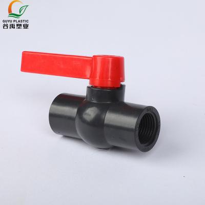 China General Pvc Ball Valve Low Torque Polypropylene Automatic PVC Ball Valve High Pressure PVC Ball Valve for sale