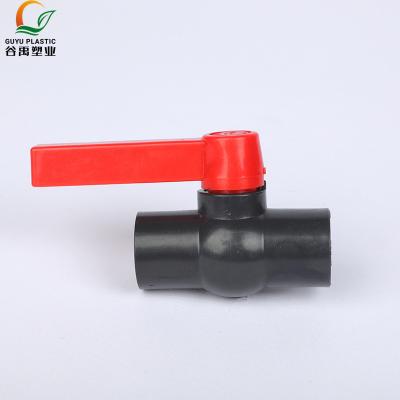 China PVC Pneumatic Double Actuator Air Trackball Valve General Plastic 2 Ways Unions for sale