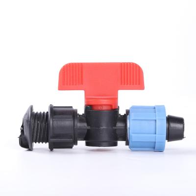 China Plastic Mini Water Valve Drip Irrigation Equipment Easy Installation Drip Irrigation Diverter Valve for sale