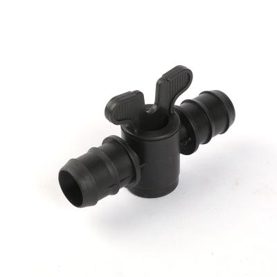 China Plastic Hose Barb Irrigation Mini Valve Easy Irrigation Agricultural Valve Installation for sale