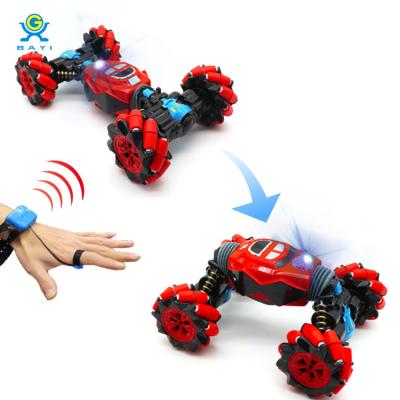 China RC Hobby Newcomer Kids 2.4 GHz Drift Gesture Control Watch Stunt Twist Rolling Climbing Car for sale