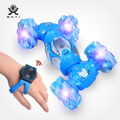 China RC Hobby 2.4Ghz Double Side Stunt Twist Rolling Gesture Feeling Watch rc car toy for sale