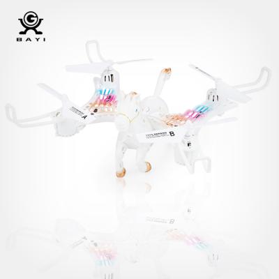 China High Quality 4 Axis 360 RC Hobby Show Stunt Unicorn Shape Aircraft Remote Control Quadcopter With Light for sale