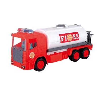 China Toy Gift 1/64 Alloy Diecast Toy Sliding Vehicles Pull Back Car Fire Engine Truck Toy Model For Children for sale