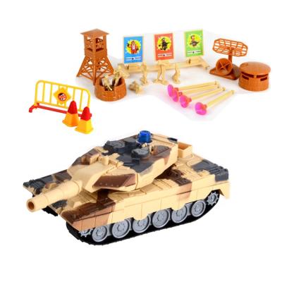 China Children's Mini Toy Truck Tank Model For Back Of Toy Gift Wholesale Light Pull for sale