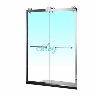 China Daisy K-6100 Modern 10 Mm Tempered Glass Single Bath Sliding Shower Door Bespoke Shower Screens For Small Bathroom for sale