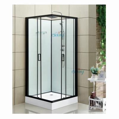 China Saturated steam modern European small shower design bathroom sauna and aluminum shower room for home for sale