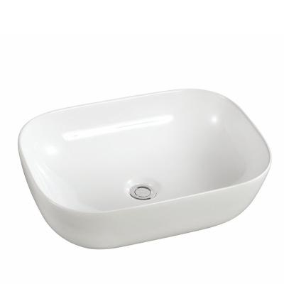 China China Sustainable High Quality White Basin Countertop Ceramic Sinks for sale