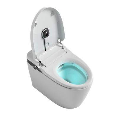 China Double-Flow Ceramic Bathroom Smart Toilet No Water Pressure Limit With Sterilization Function With Tmall Geniuses And Bubble Shield for sale