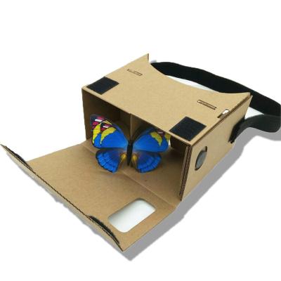 China Metaverse DIY Smartphone 3d VR Glasses 3D Movie / 3D Games Watching Cheap Google Cardboard VR for sale