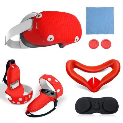 China 3D Movie/3D Games VR Watching Lens Protector Silicone Material Safe And Comfortable Wear Case VR Accessories For Research 2 for sale