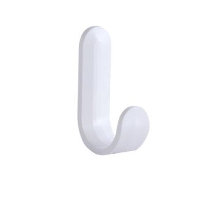 China Plastic Strong Adhesive Hanger Hook Wall Mounted PVC Bathroom Kitchen Hooks Without Storage Punch for sale