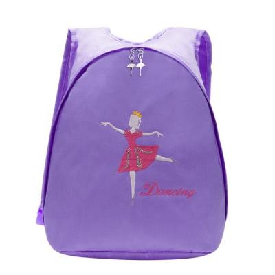 China Abundance R3035 Room Dance Bag Waterproof Silk Pink Backpack Adjustable Strap Nylon Ballet Bag With Shoe Compartments Cute Ballet Dance Bag for sale