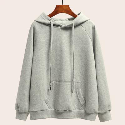 China 2022 Anti-wrinkle Winter Sweatshirt Solid Color Cotton Hoodie High Quality Wool Sweater for sale