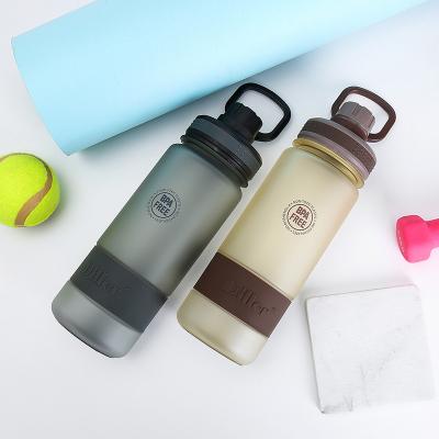 China Amazon Sustainable Hot Sale BPA Free Outdoor Rise Portable Transparent Water Bottle for sale