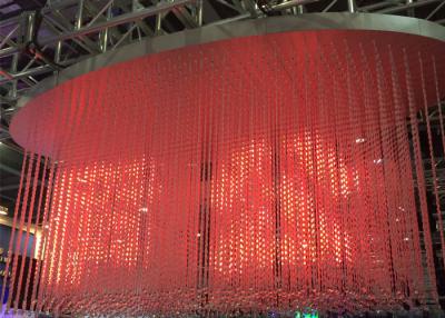 China DMX512 Decorative 3D LED Display , P45mm 5050 SMD LED Strip Screen for sale