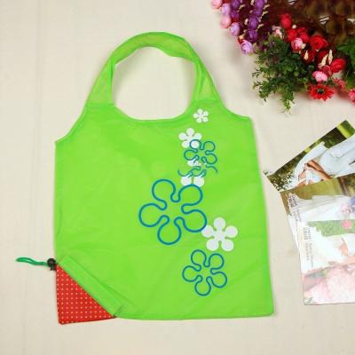 China Polyester Strawberry Folding Cheap Foldable Shopping Bag for sale