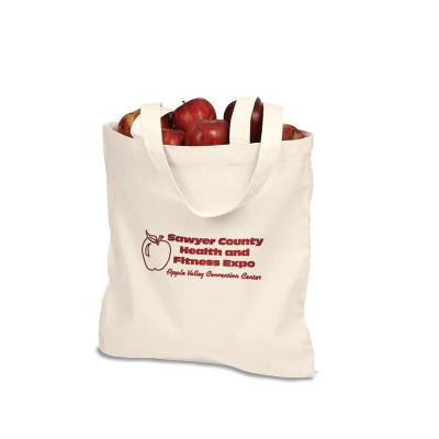 China Recyclable Canvas Cotton Promotional Bags Handled Recycle Fabric Grocery Tote Bag for sale