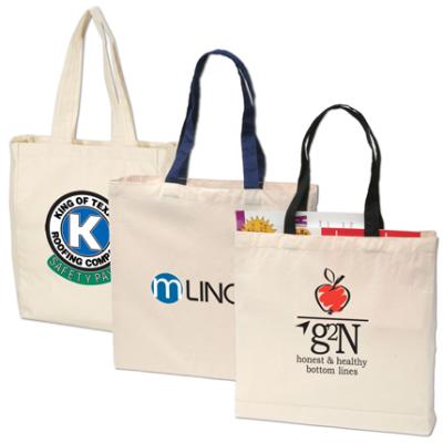 China Recyclable Promotional Custom Print Handbag Eco Cotton Bags Reusable Canvas Tote Bag for sale