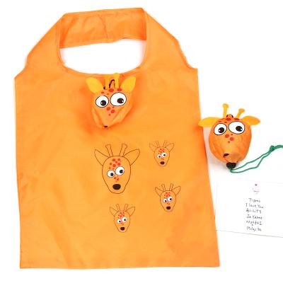 China Custom reusable eco foldable grocery bags shopping bag pocket eco polyester logos for sale