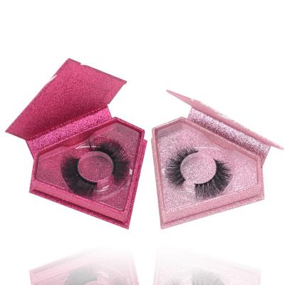 China Recycled materials wholesale custom false eyelash packaging box personality gift box packaging with false eyelash for sale